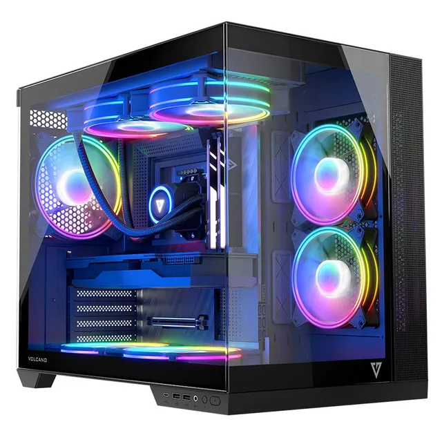 Modecom Volcano Panorama APEX ARGB 7F Gehäuse Grau