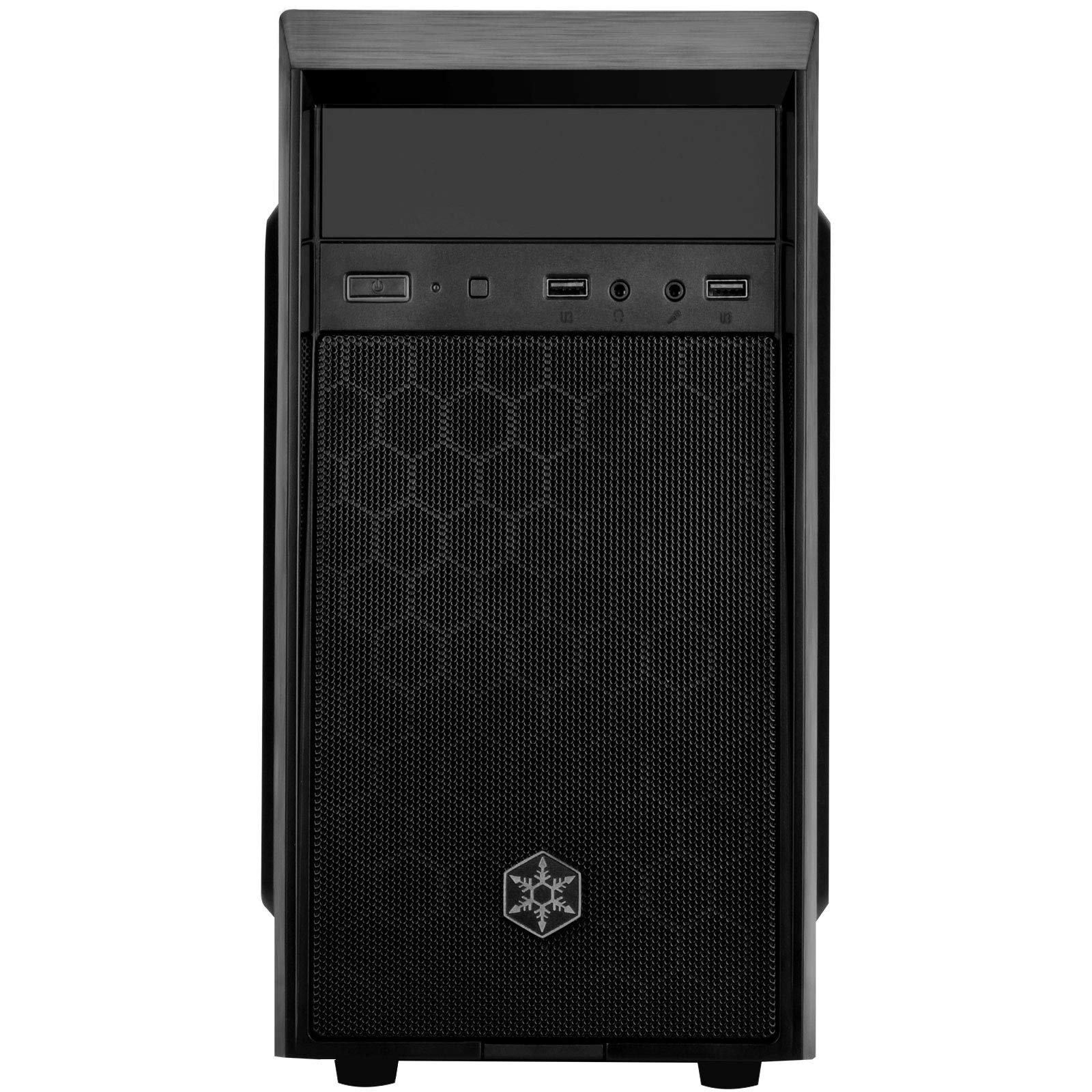 SilverStone Precision PS16B Mini-Tower Gehäuse Micro-ATX schwarz