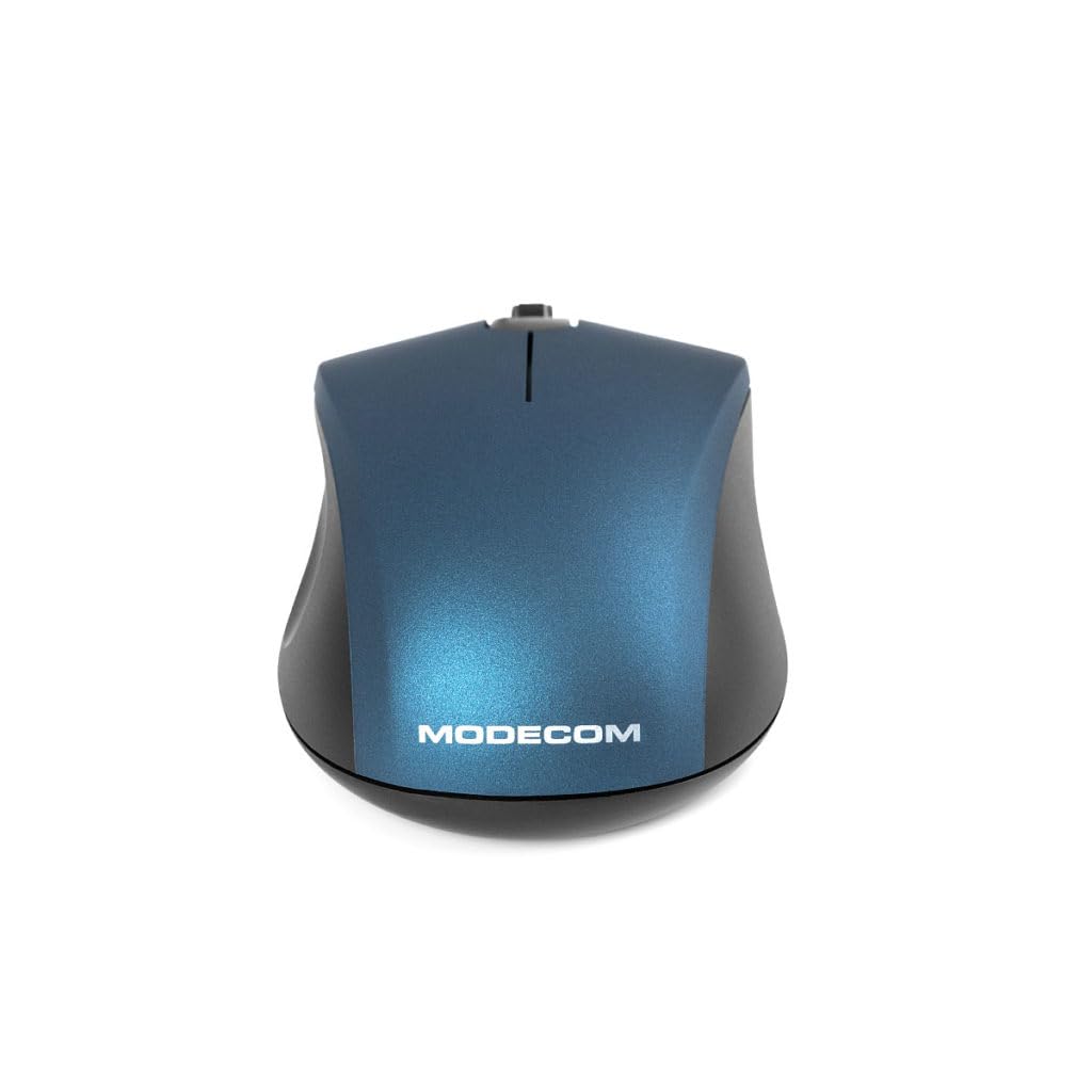 Modecom MC-M10S Kabelmaus Blau Leise 1000 DPI USB