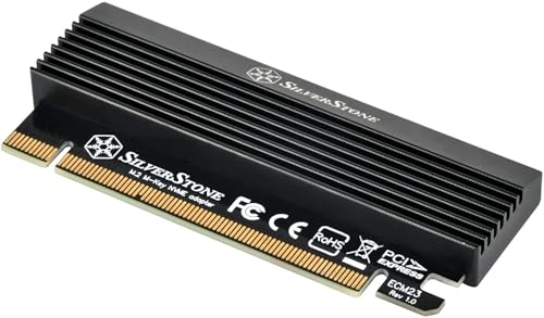 SilverStone Case Storage SST-ECM23 M.2 Adapter PCIe x4 mit Kühler