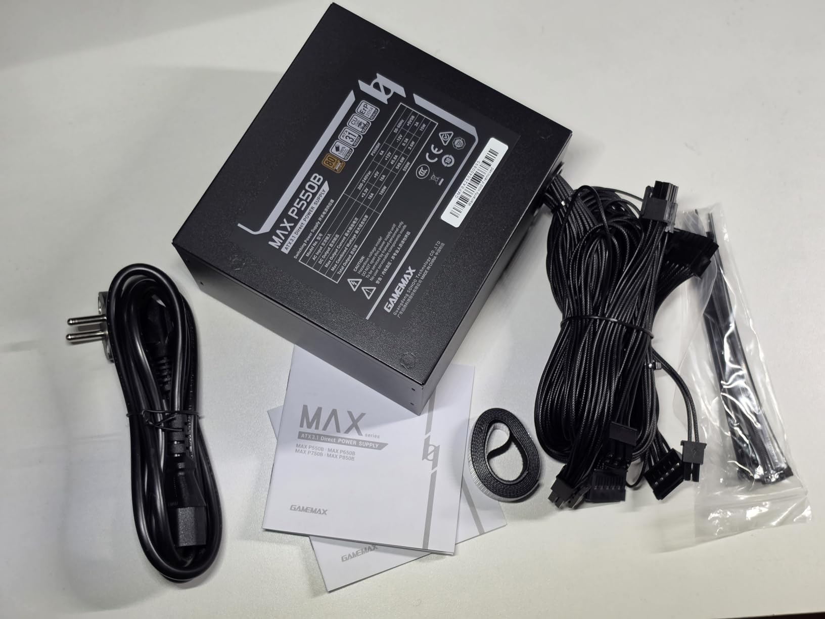 GAMEMAX MAX P550B Netzteil 550W Bronze ATX 3.1 nicht-modular