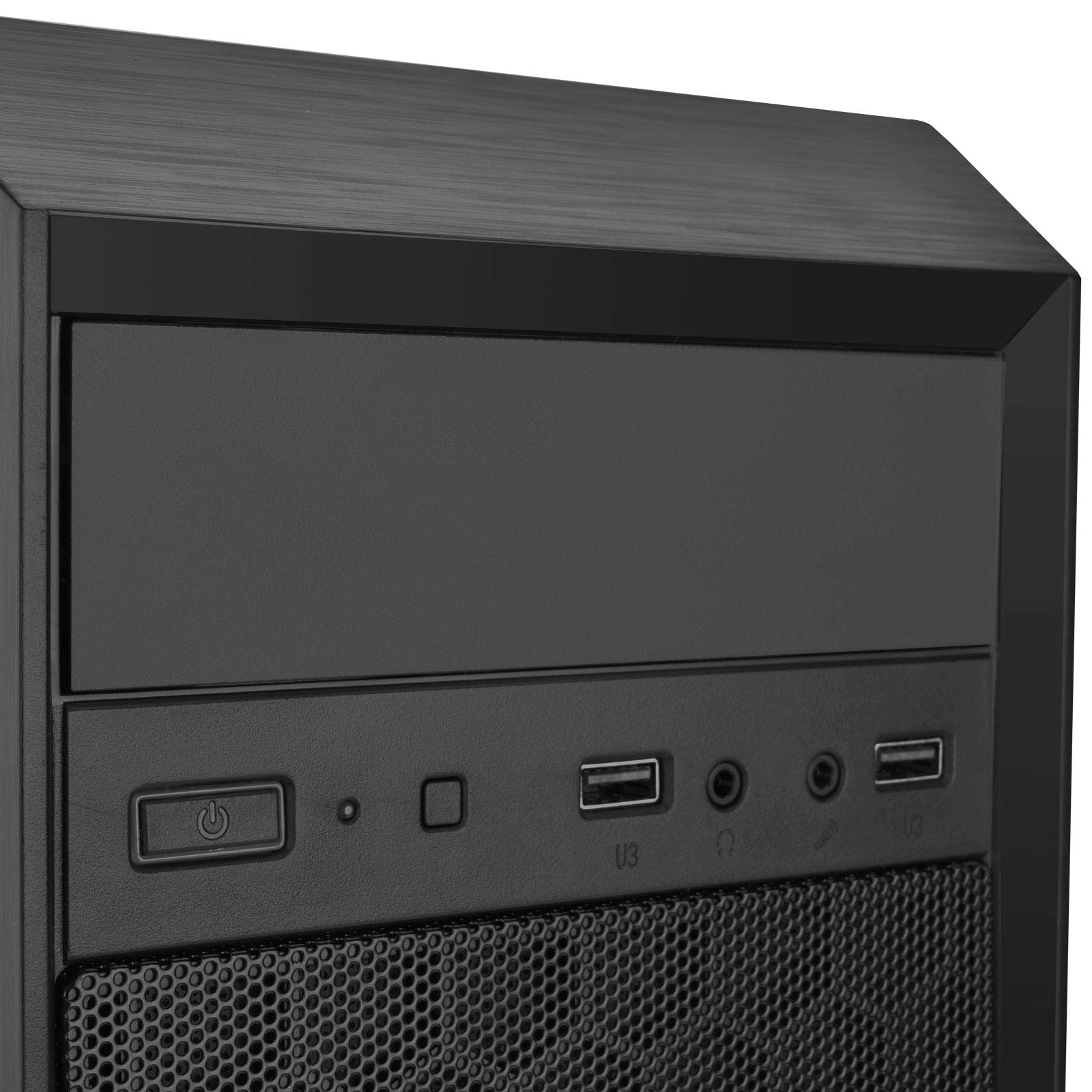 SilverStone Precision PS16B Mini-Tower Gehäuse Micro-ATX schwarz