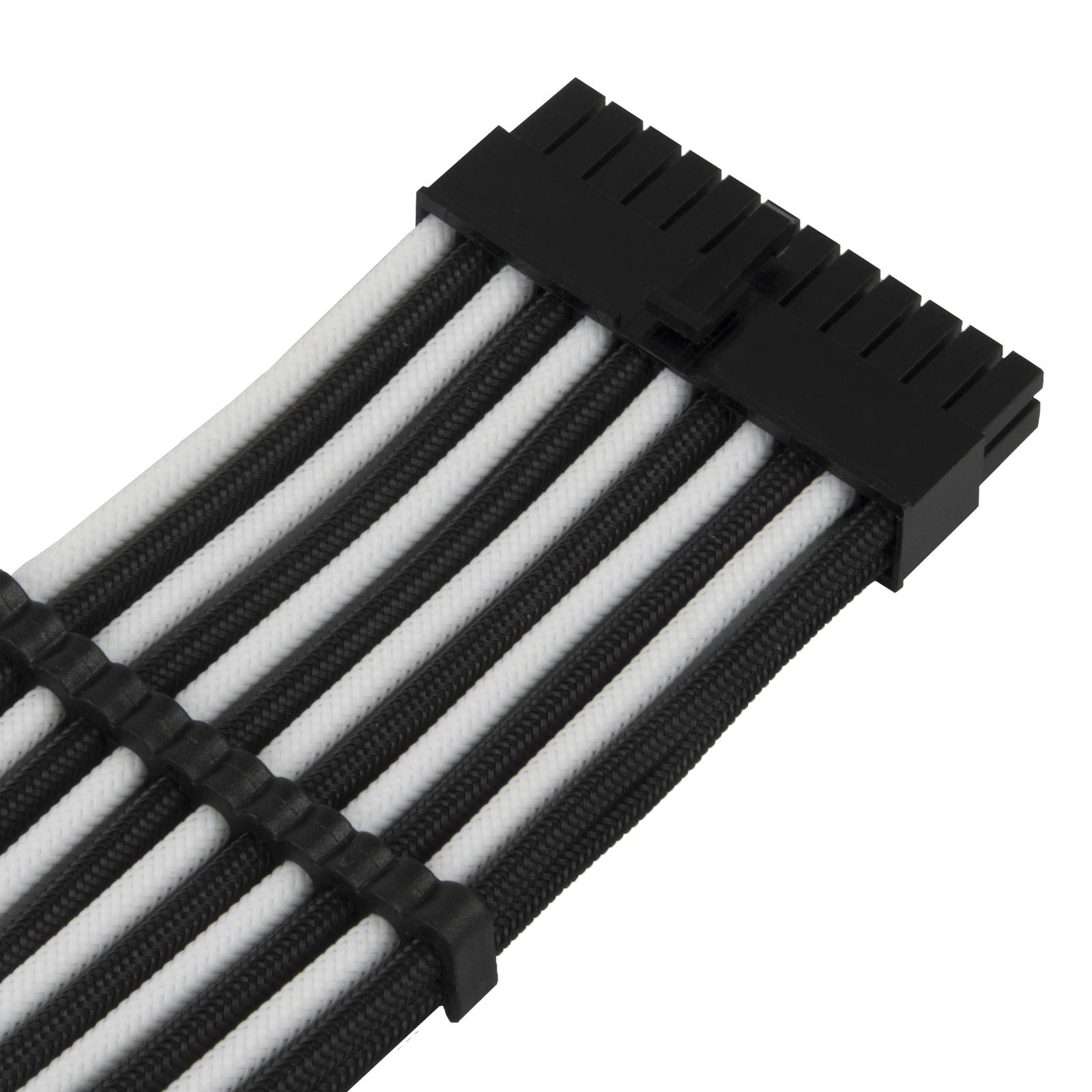 SilverStone PP07E-MBBW Kabelset Verlängerung schwarz-weiß