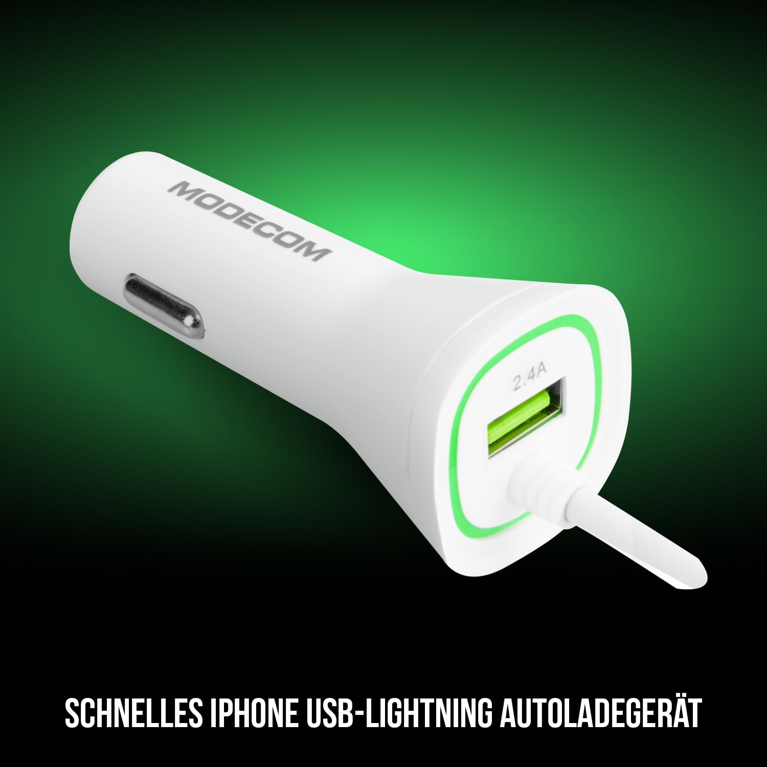 Modecom Kull Royal Kfz-Ladegerät mit Lightning-Kabel USB