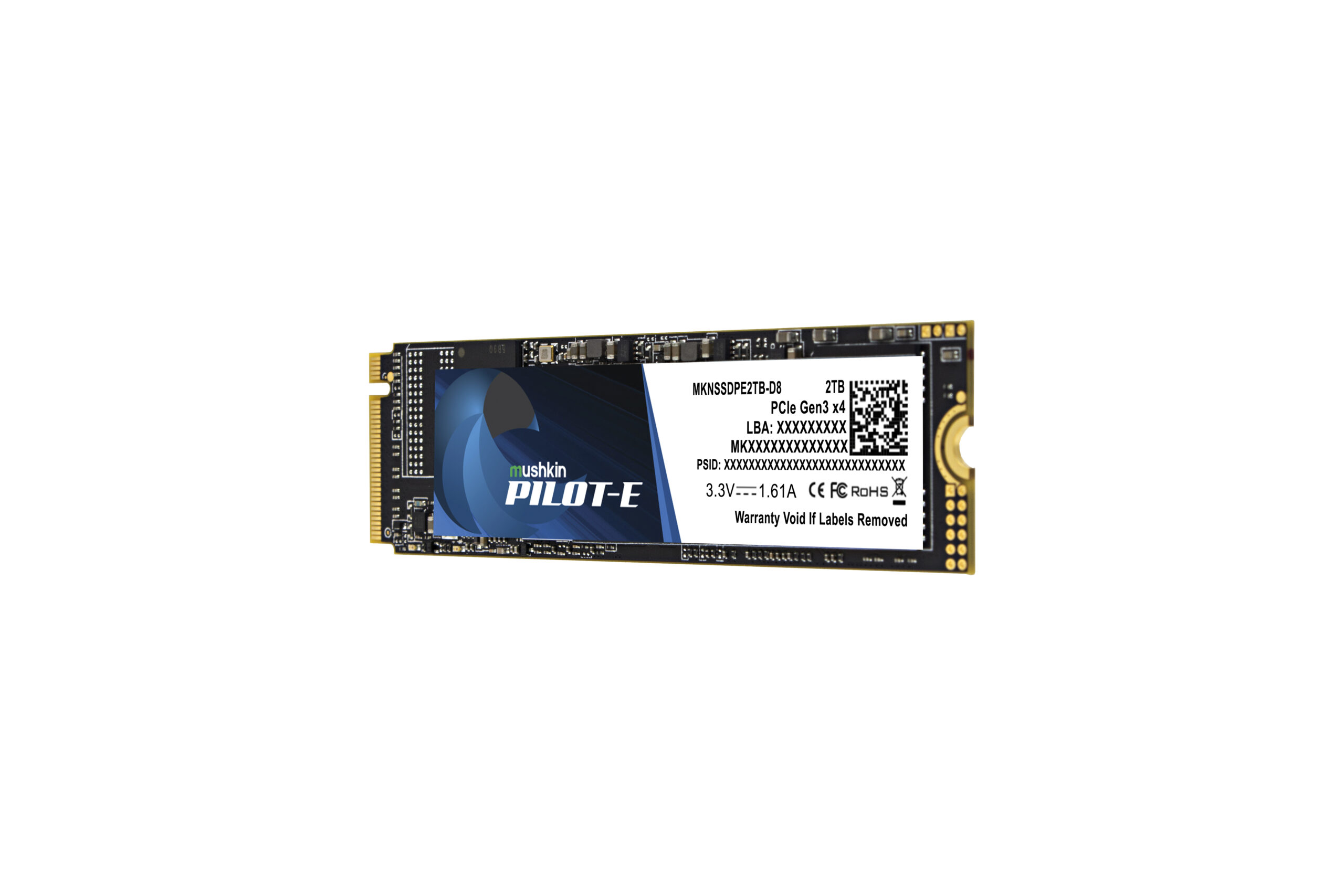 Mushkin Pilot-E MKNSSDPE2TB-D8 2TB SSD Interner Speicher