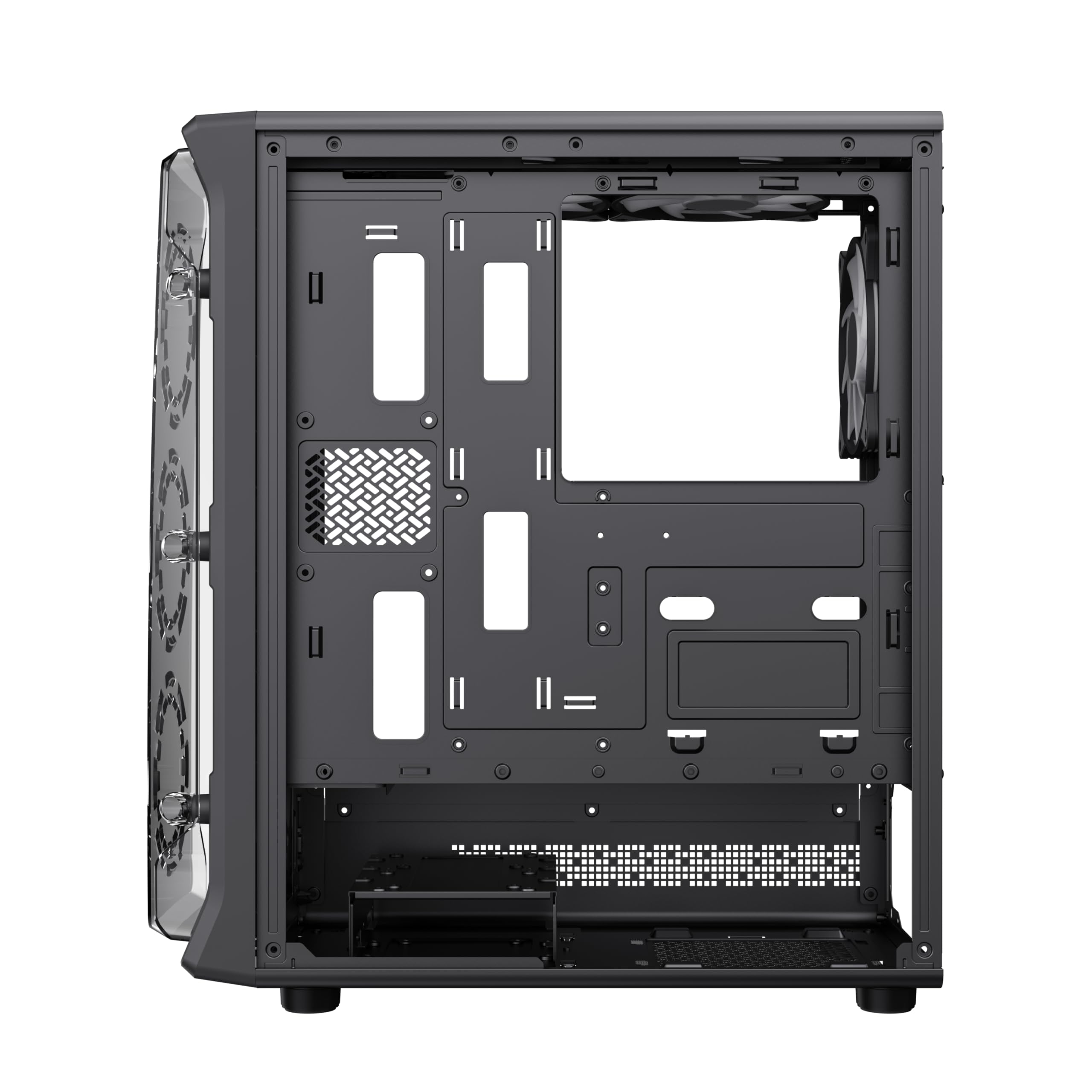 SilverStone FLP FLP01W HTPC Gehäuse Weiß Retro