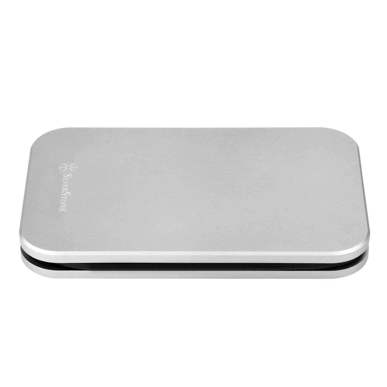 SilverStone MMS02C USB-C Festplatten Gehäuse dunkelgrau