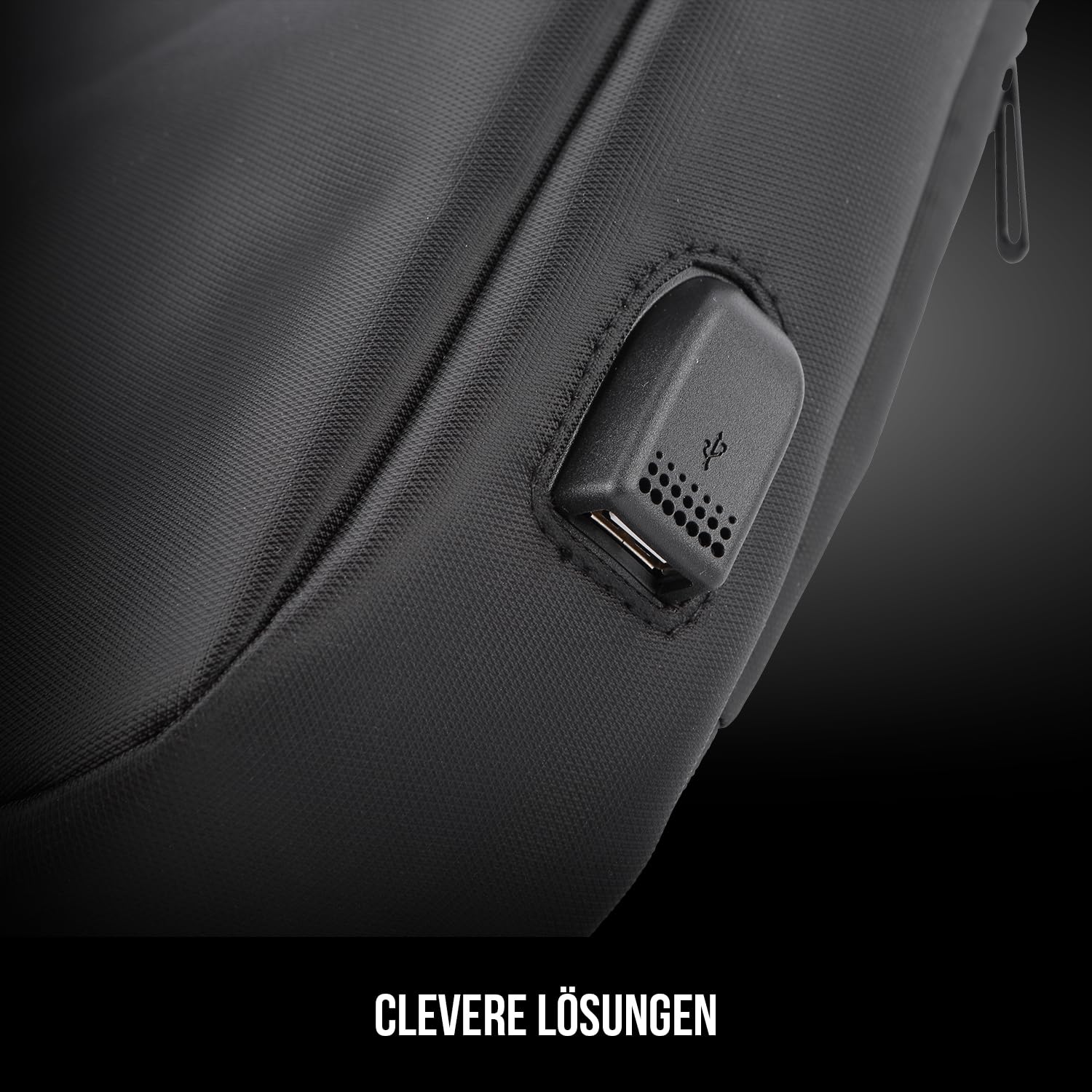 Modecom Porto Laptoptasche 15,6 Zoll Schwarz Slim