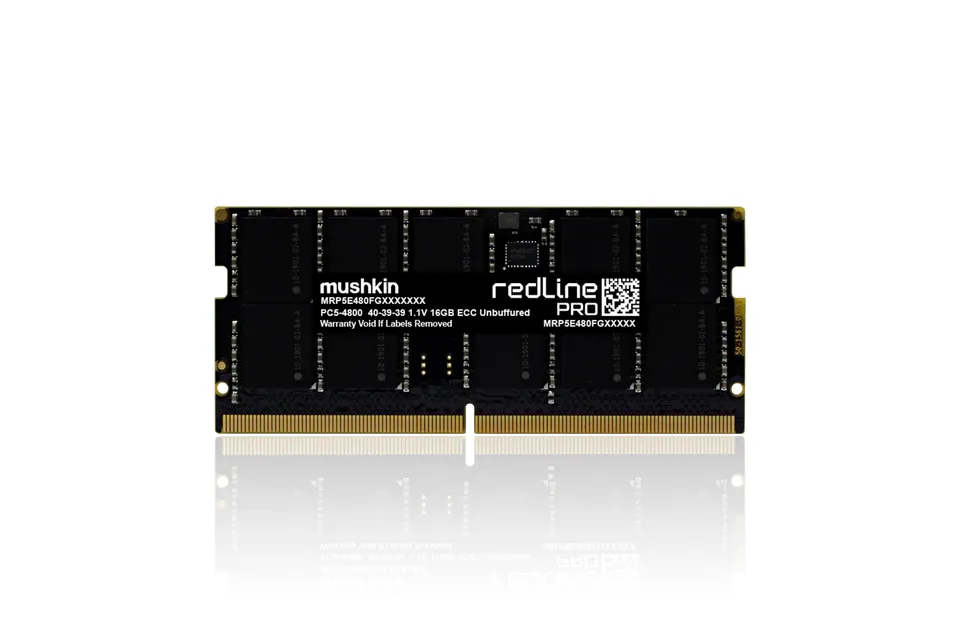 Mushkin Redline Pro 32GB DDR5 Notebook RAM ECC SODIMM 4800