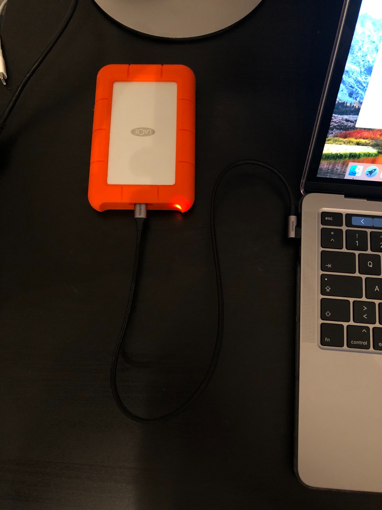 Seagate LaCie Rugged USB-C STFR1000800 externe Festplatte 1TB stoßfest