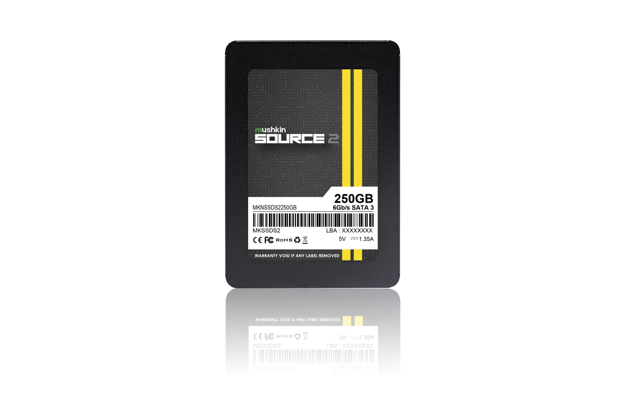 Mushkin Source 2 250GB SATA SSD 2,5 Zoll MKNSSDS2250GB