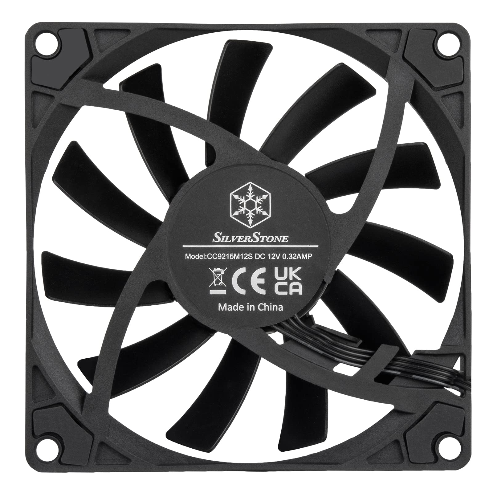 SilverStone Air Slimmer SST-AS90B 92-mm-Lüfter Slim PWM