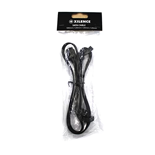 Xilence Accessories XZ182 SATA-Kabel 4x SATA schwarz 500mm