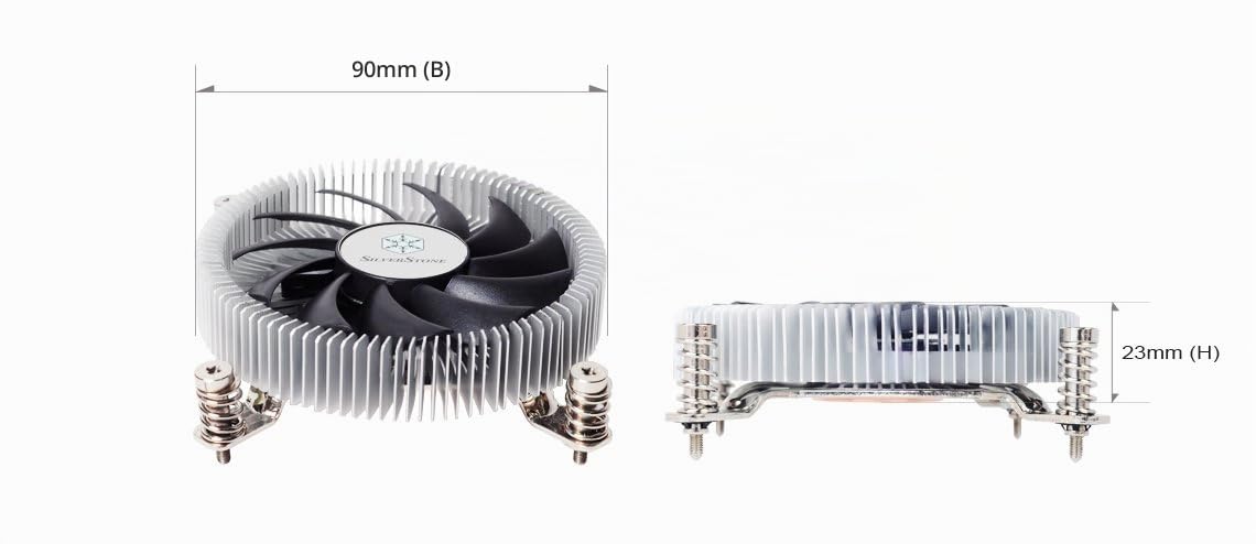 SilverStone Nitrogon NT07-115X CPU-Kühler Low-Profile 80mm