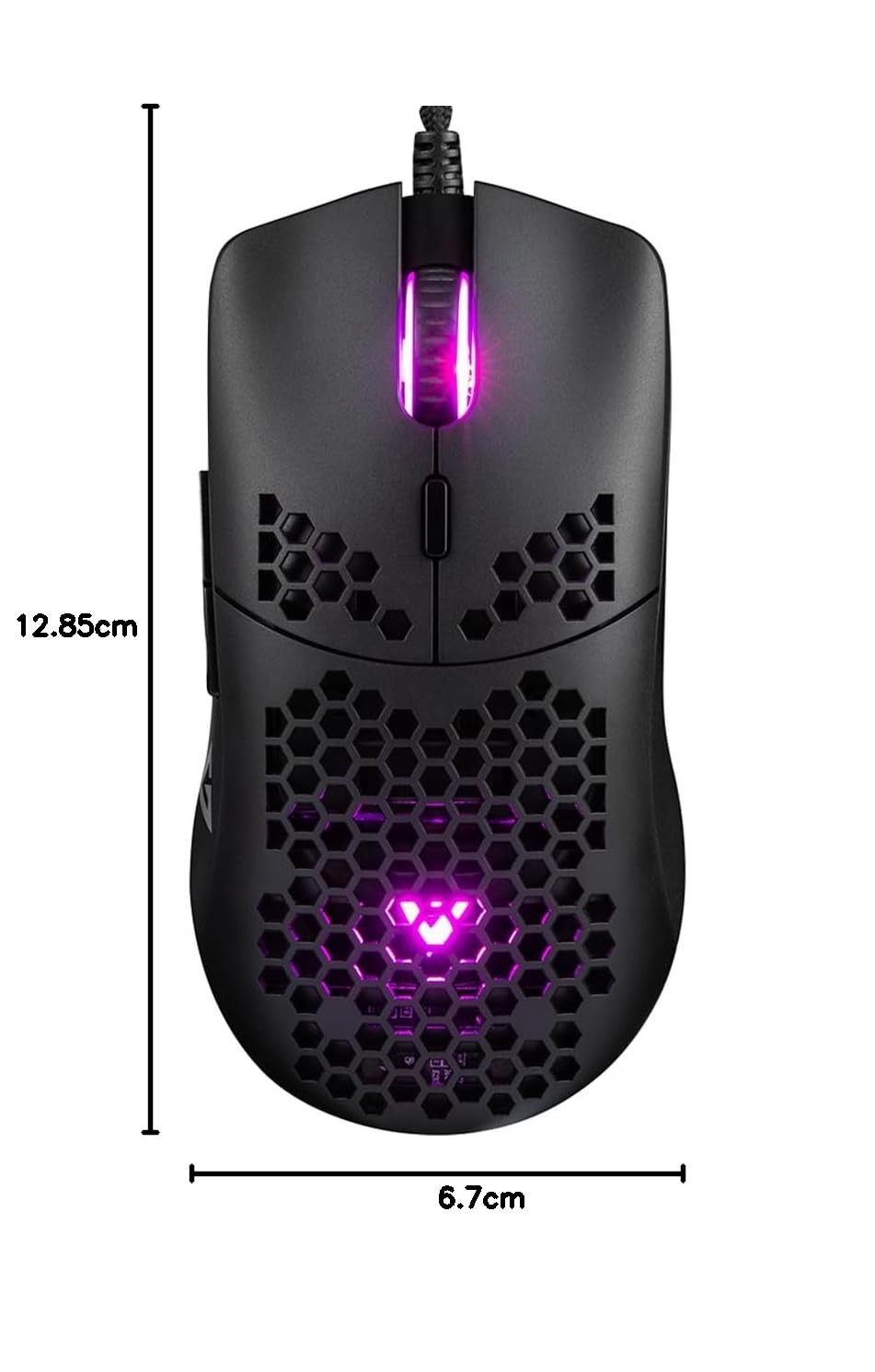 Modecom Volcano Shinobi 3360 Gaming-Maus 72 g schwarz