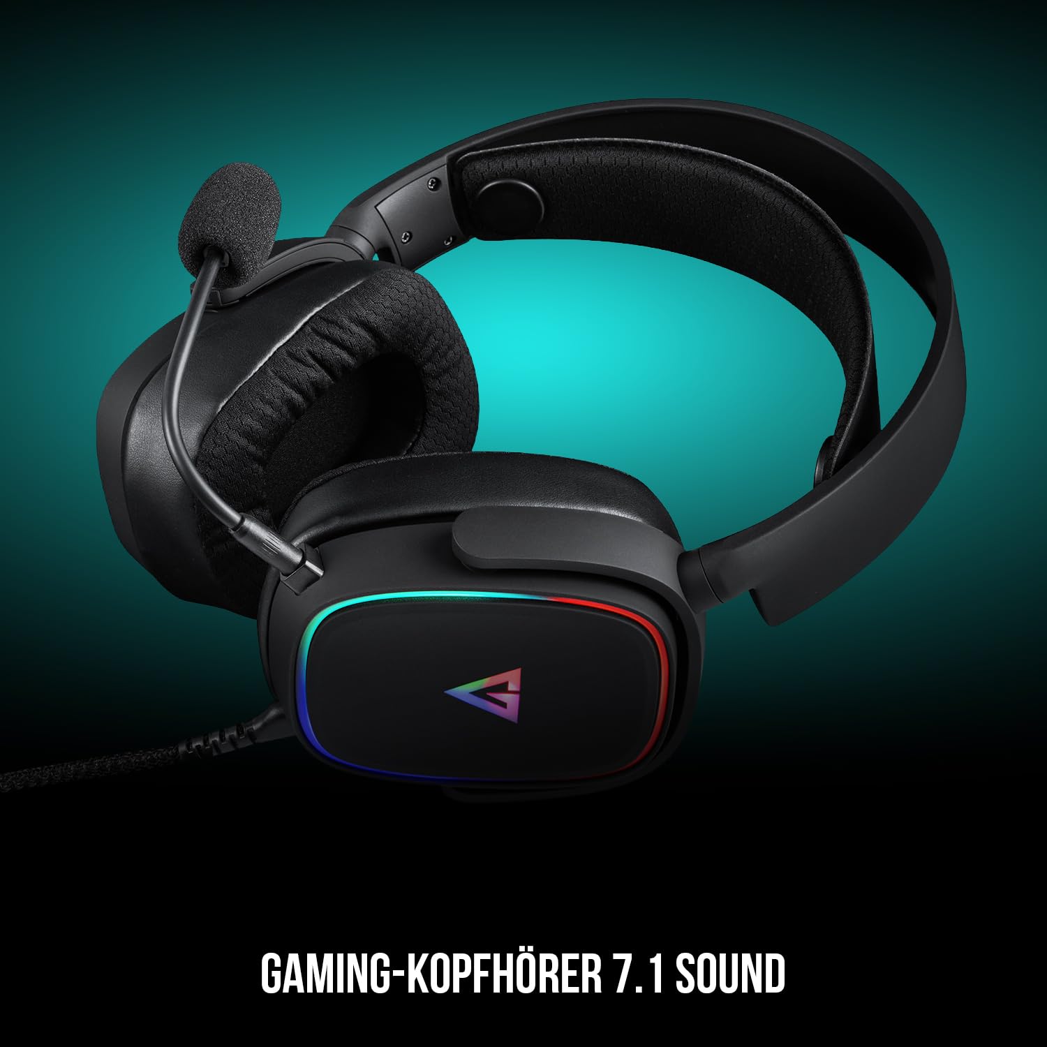 Modecom Volcano MC-899 Prometheus Gaming-Headset USB schwarz