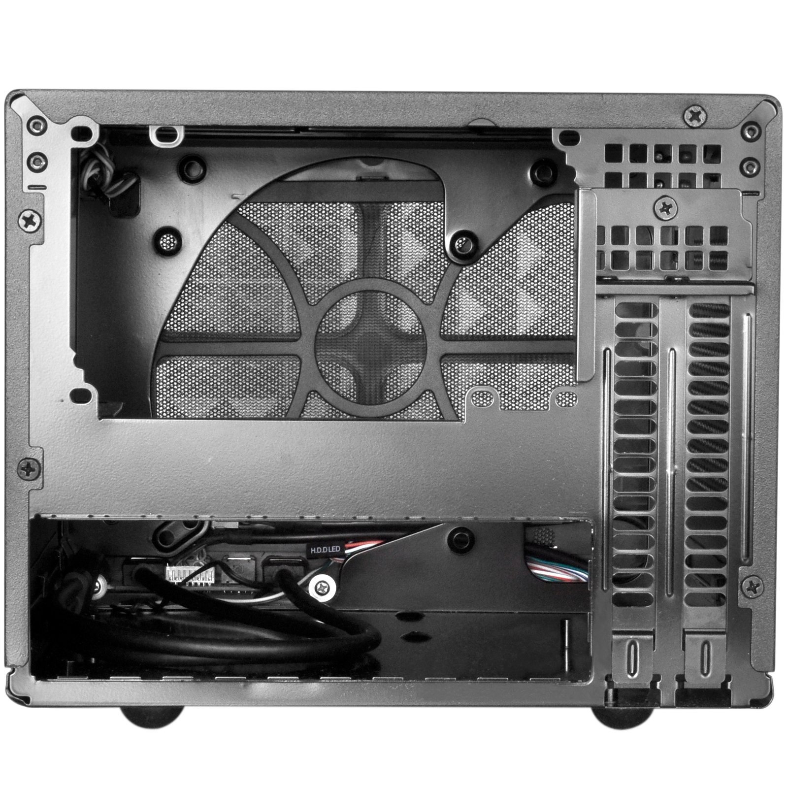 SilverStone Sugo SG13B Mini-ITX Cube-Gehäuse schwarz Mesh