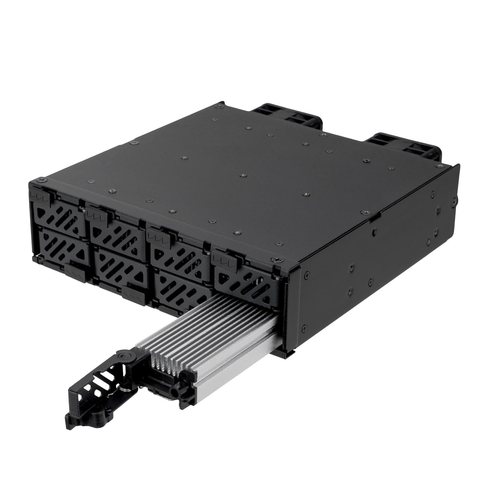 SilverStone FSM08-MS 5,25" 8-Bay M.2 SSD Gehäuse NVMe