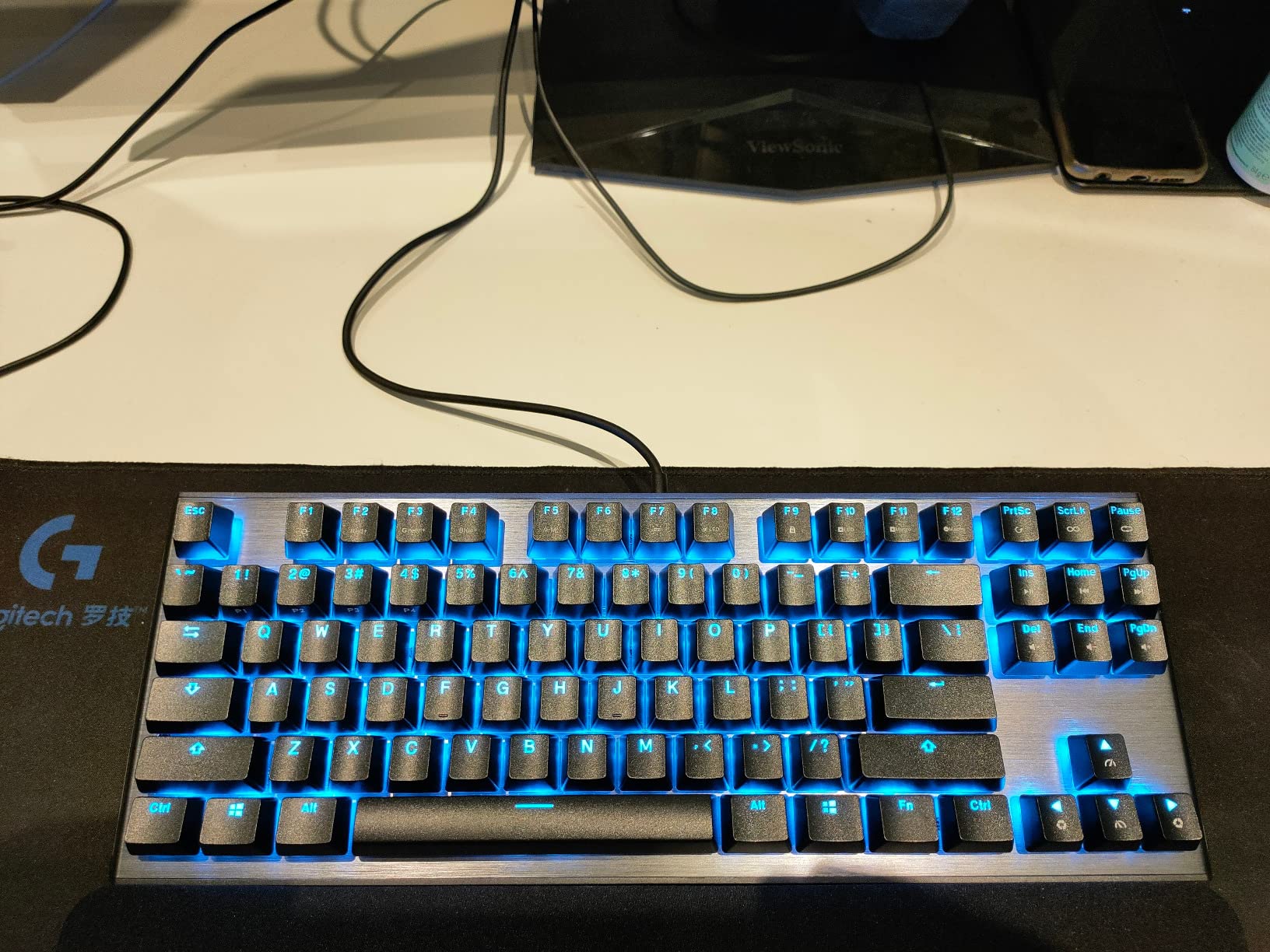 Cooler Master CK530 V2 Tastatur TKL RGB rot US-Layout