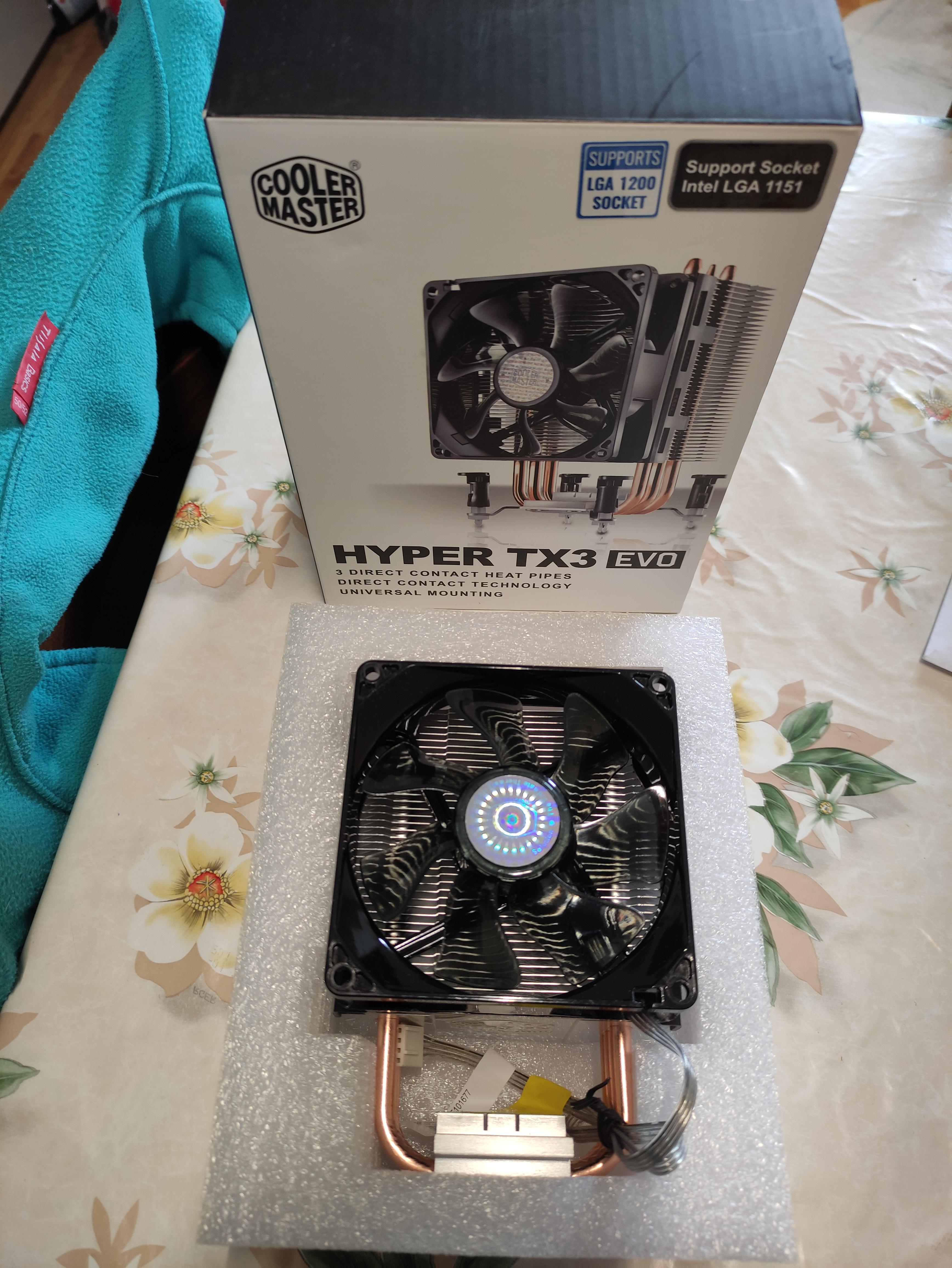 Cooler Master Hyper TX3 EVO CPU-Kühler 92mm 3 Heatpipes