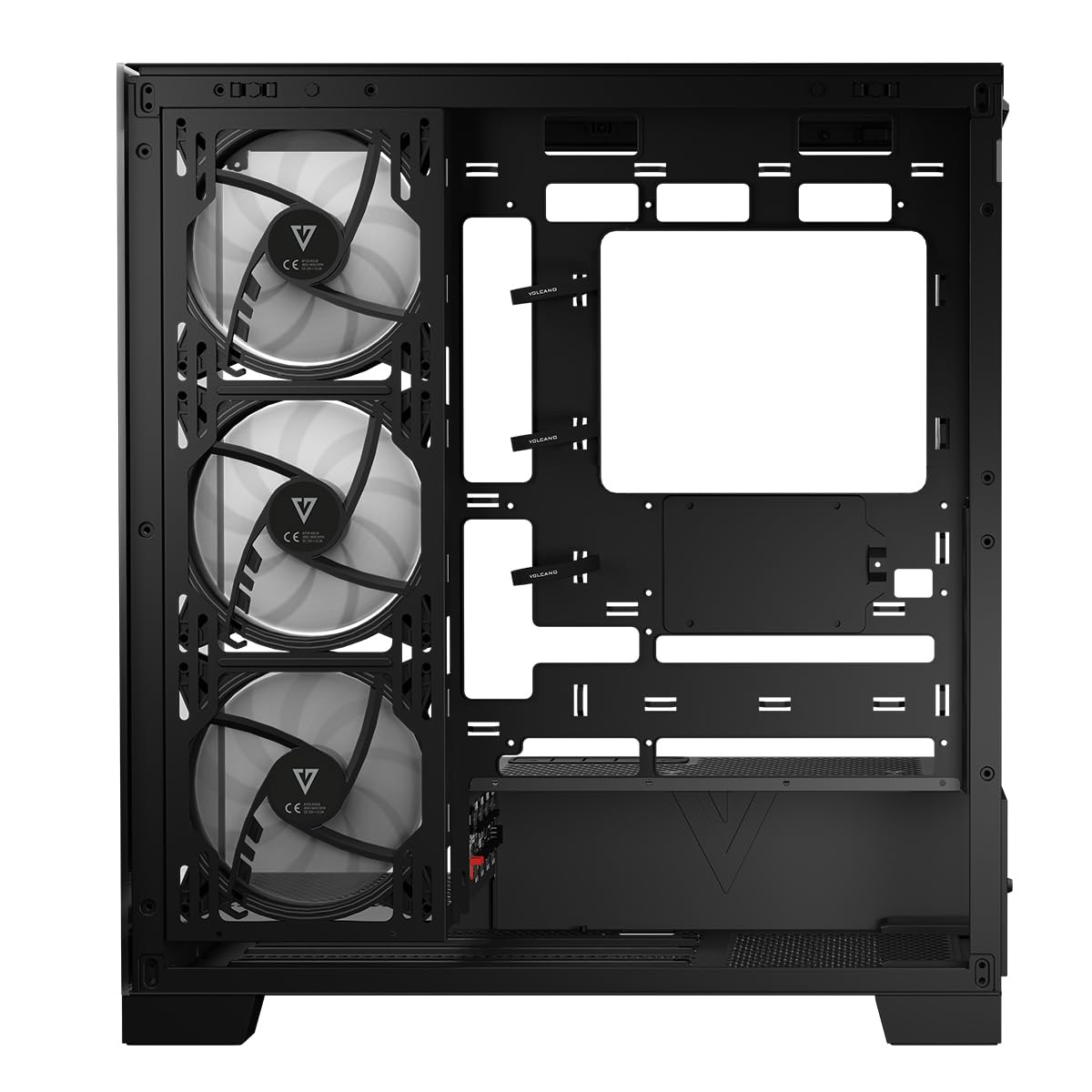 Modecom Volcano Space APEX ARGB PC-Gehäuse Schwarz Glas
