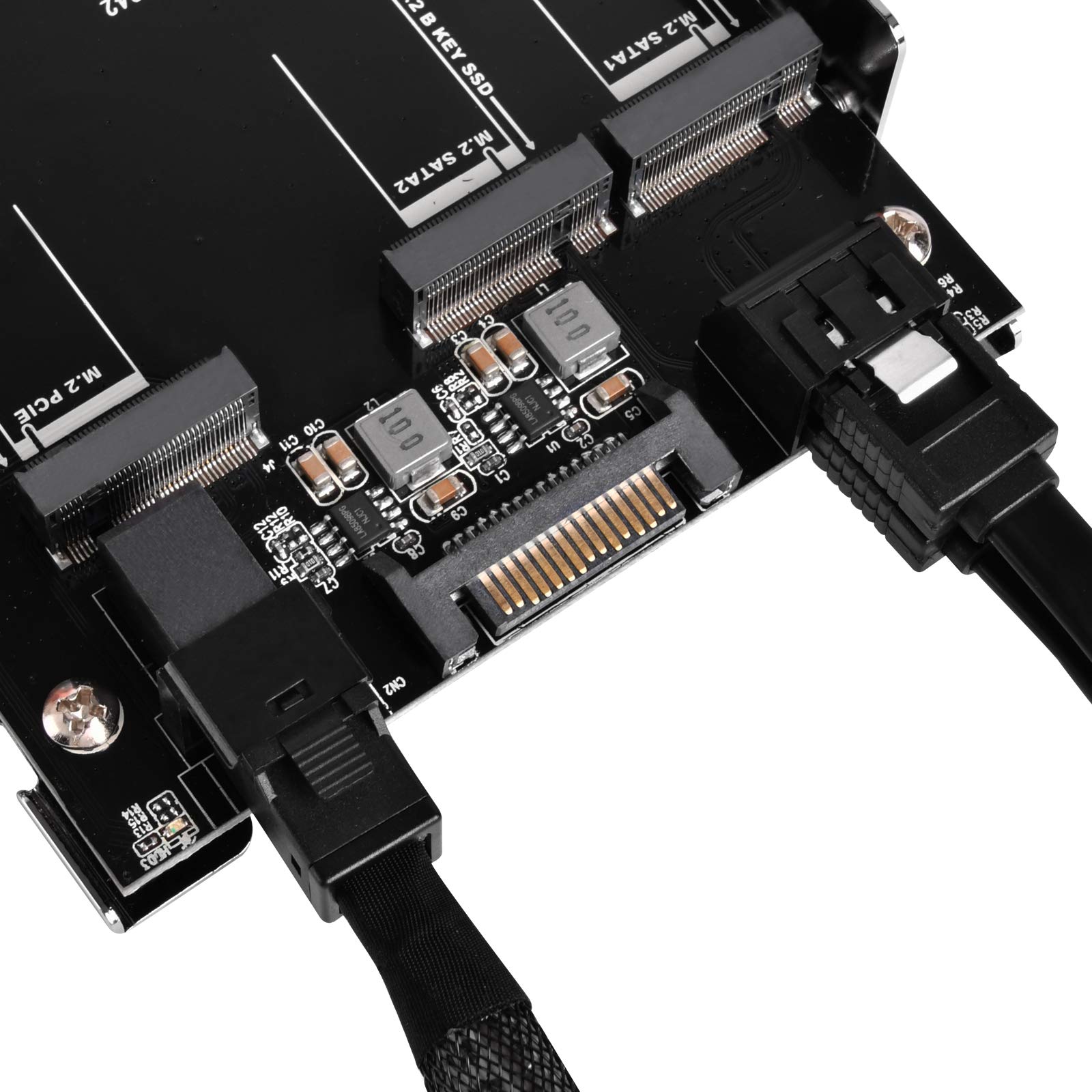 SilverStone SDP12 M.2 SSD Halterung 3,5 Zoll NVMe SATA
