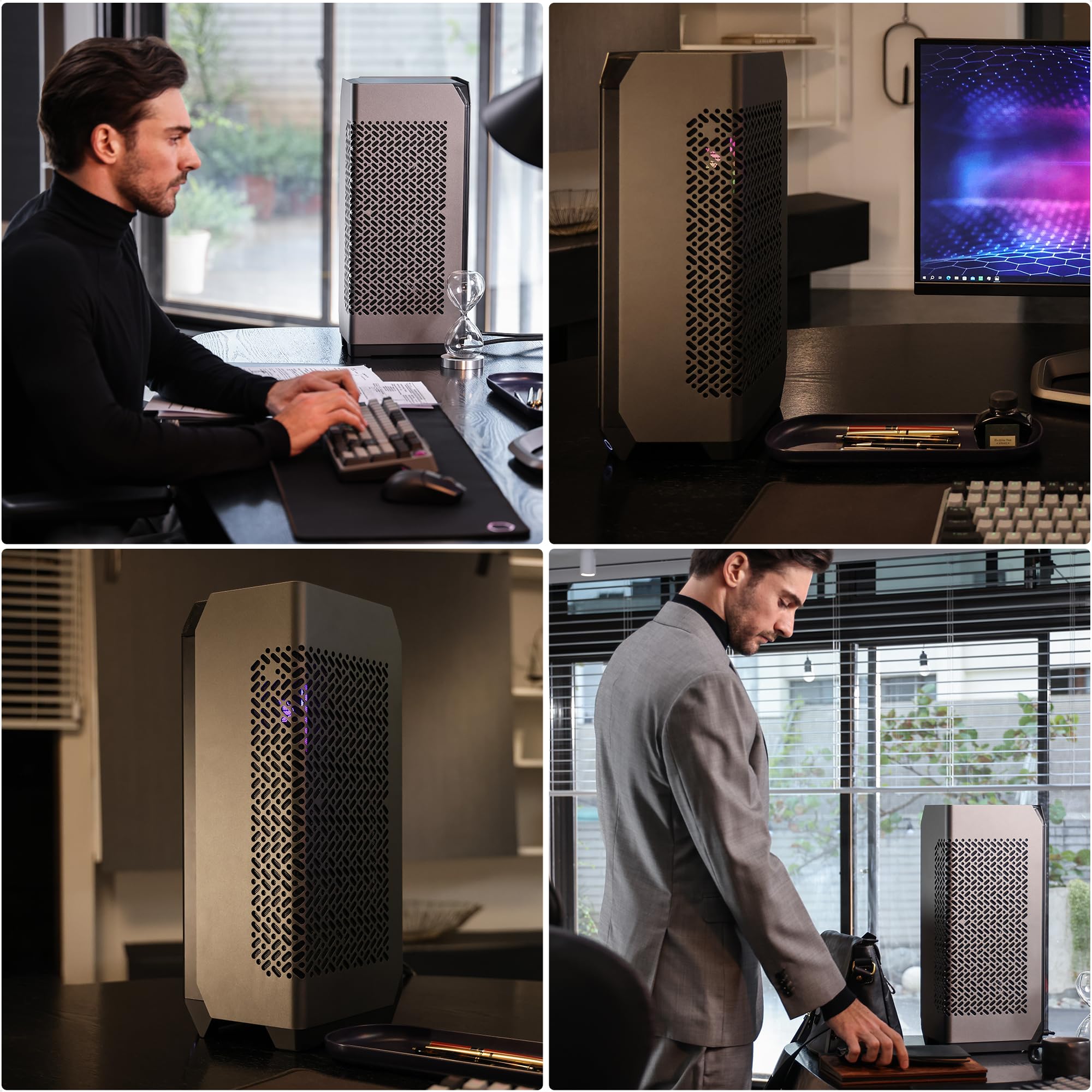 Cooler Master NCORE 100 MAX Grey Mini-ITX Gehäuse 850W