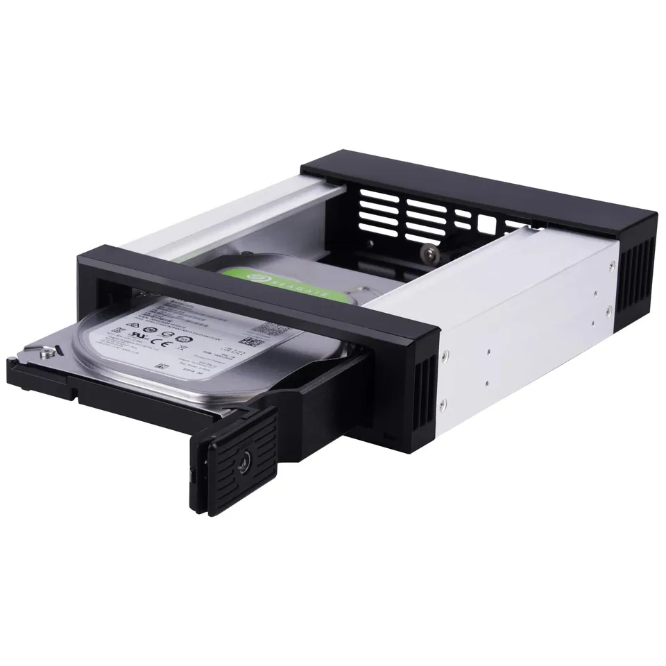 SilverStone FS301 Wechselrahmen 5,25 auf 3,5 SAS SATA Hot-Swap