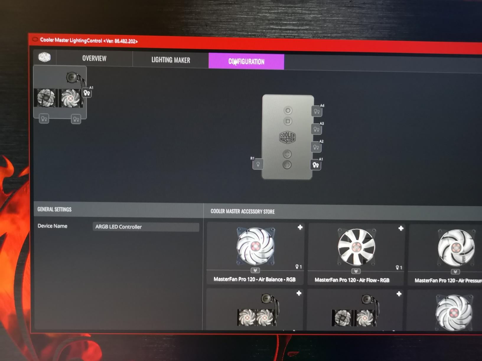 Cooler Master MasterLiquid ML120R Wasserkühlung 120mm ARGB