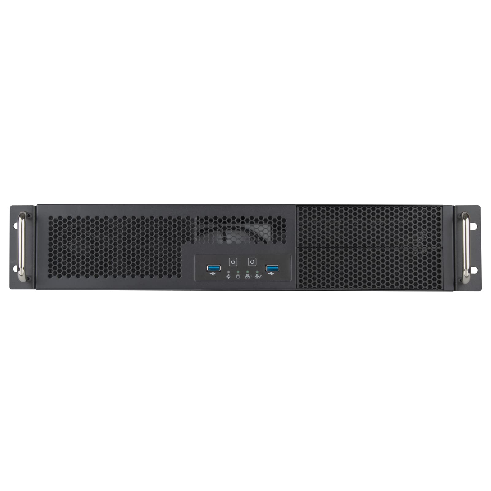 SilverStone RM23-502-MINI Rackmount Gehäuse 2HE schwarz