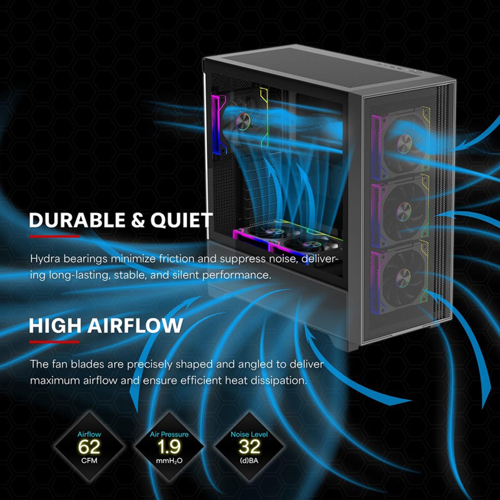 Xilence XPF360R.ARGB 120mm Lüfter Reverse 3er-Pack