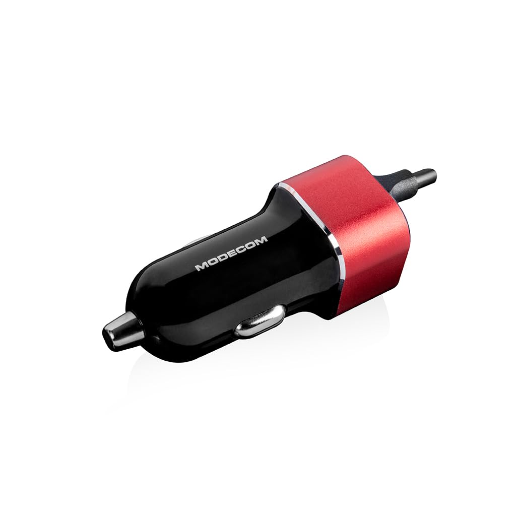 Modecom CU2K-09 Kfz-Ladegerät Micro-USB schwarz Kabel