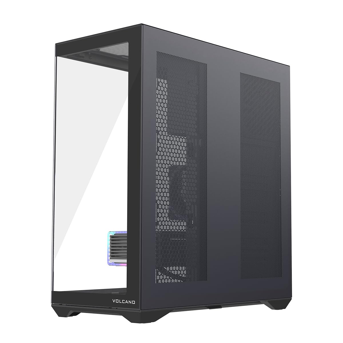 Modecom Volcano Space XL Full-Tower PC-Gehu00e4use schwarz ohne Lu00fcfter