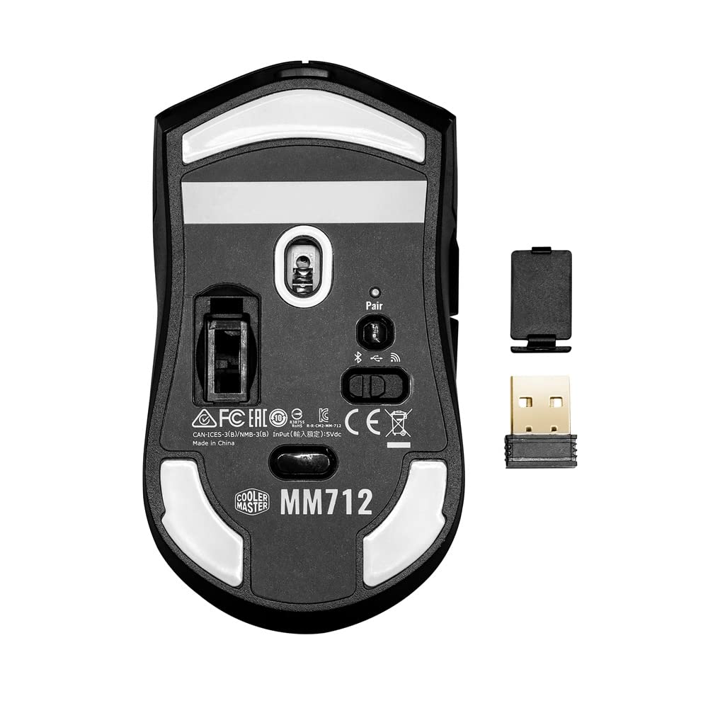 Cooler Master MM712 Wireless Gaming-Maus Schwarz 59g 19K DPI