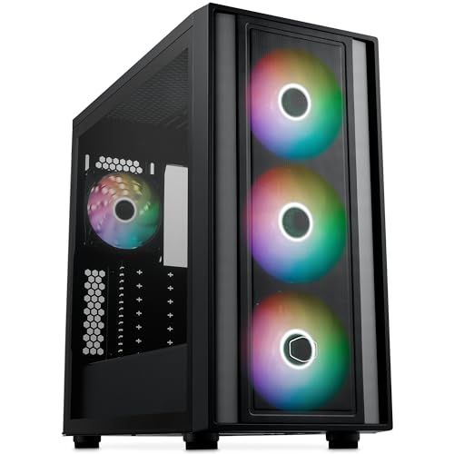 Cooler Master MasterBox 600 PC-Gehäuse Schwarz ARGB Glas