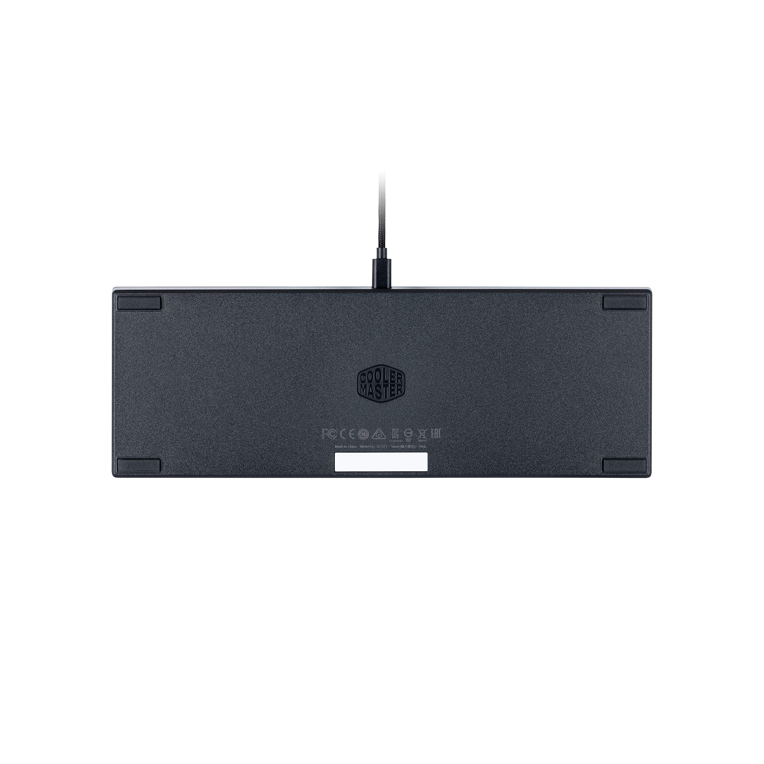 Cooler Master SK621 Tastatur schwarz Bluetooth Cherry MX Red