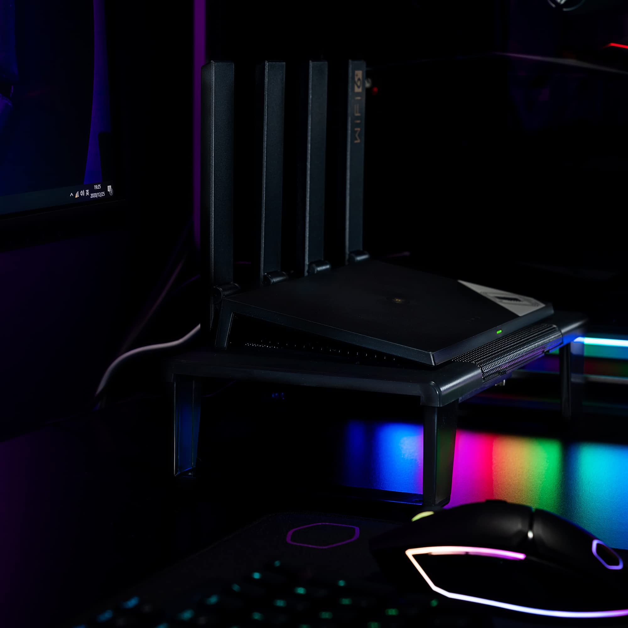 Cooler Master Connect Stand Router-Kühler 120mm USB schwarz
