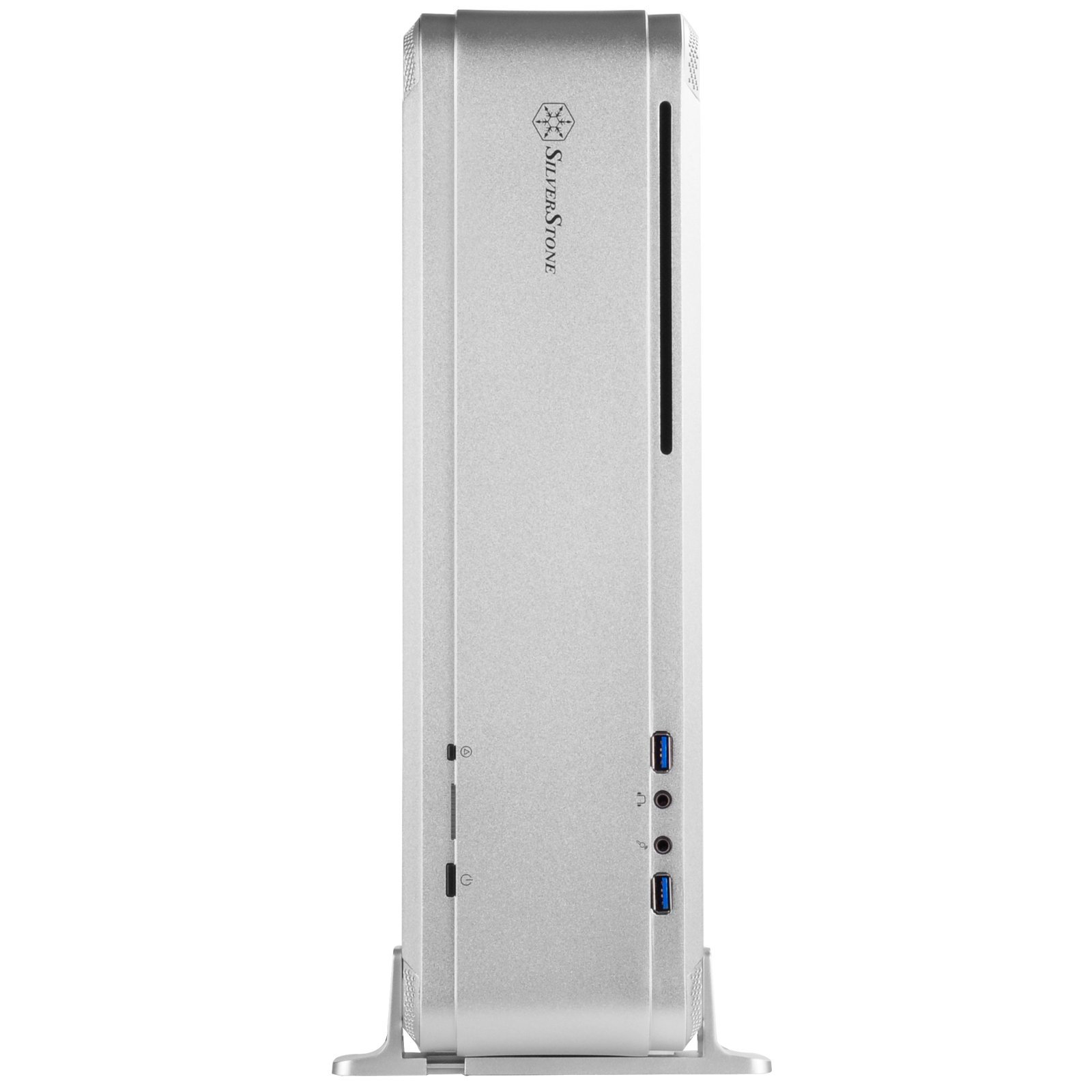 SilverStone Fortress FTZ01S Mini-ITX Gehäuse silber