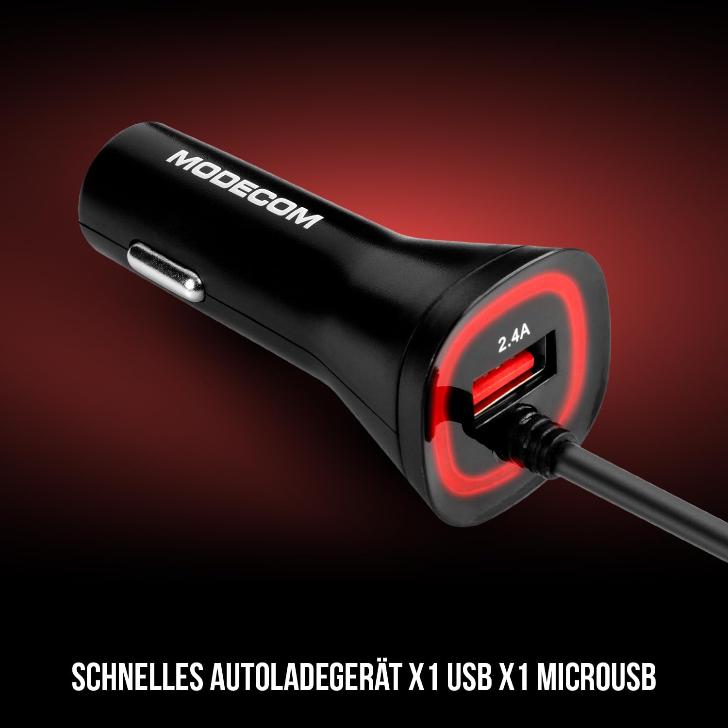 Modecom Kull Royal Kfz-Ladegerät Micro-USB 2.1A Kabel