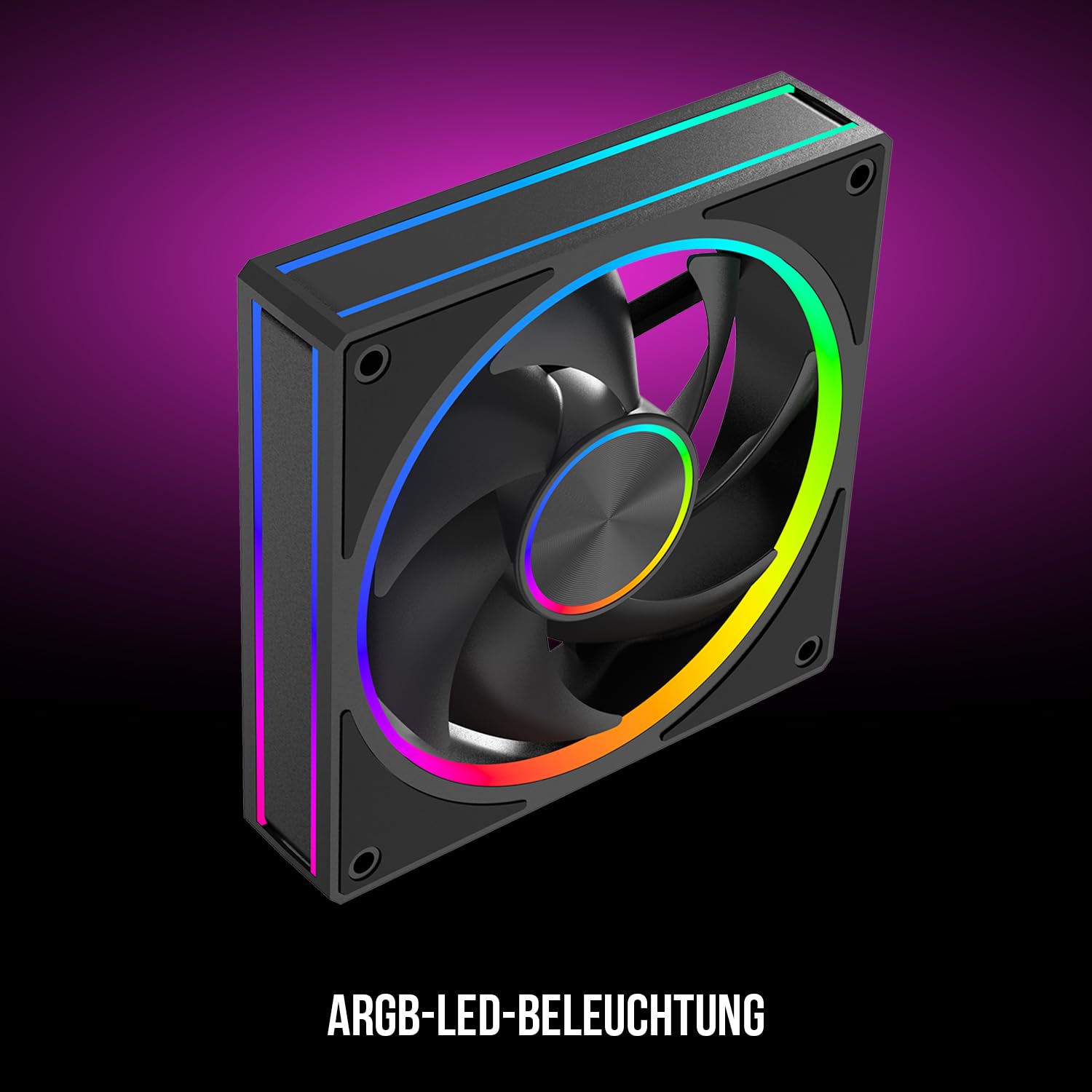Modecom Volcano Loop ARGB Lüfter Schwarz 120 mm PWM