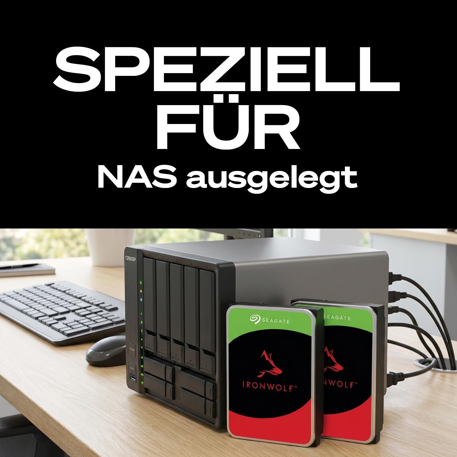 Seagate IronWolf ST2000VNZ03 NAS-Festplatte 2TB CMR
