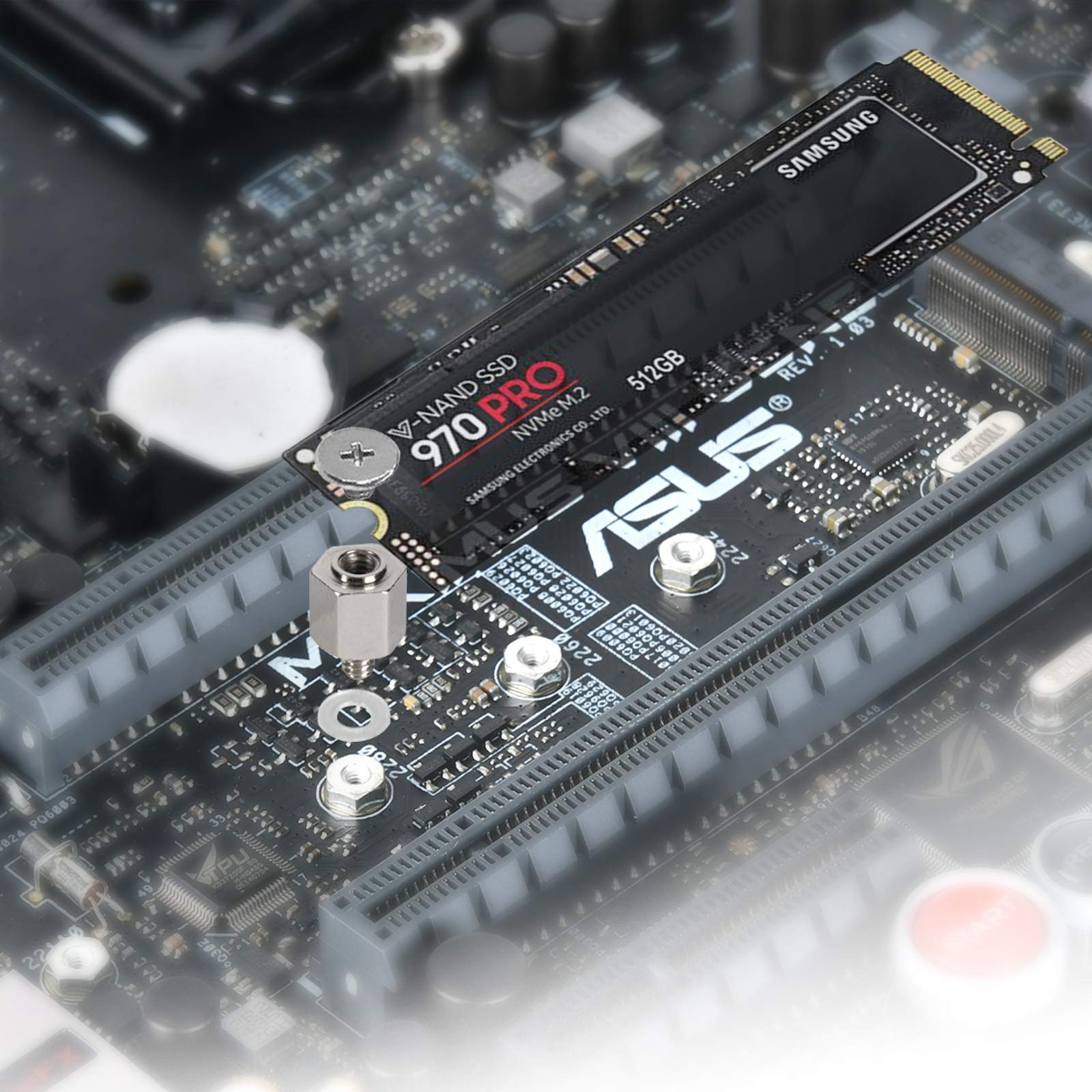 SilverStone CA03 M.2 Schrauben-Set für SSD-Montage