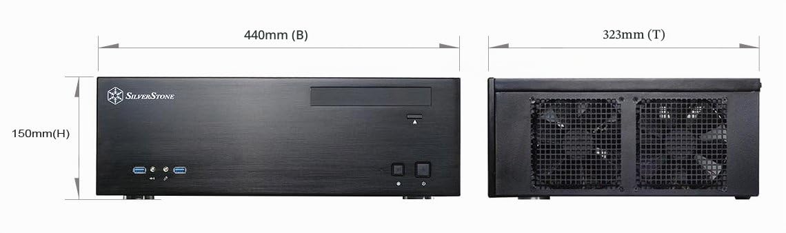 SilverStone Grandia SST-GD04B Gehäuse schwarz USB 3.0