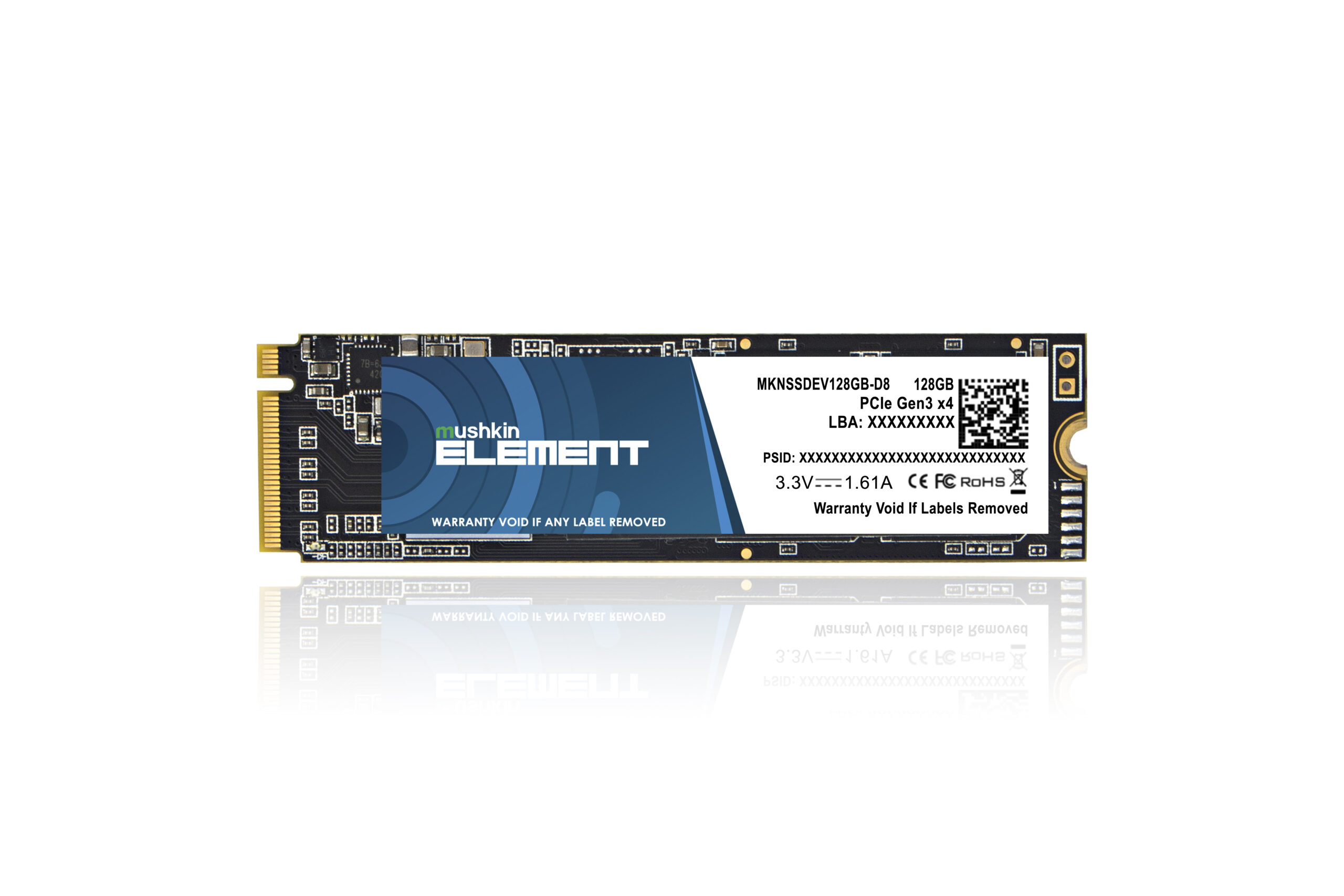 Mushkin Element MKNSSDEV128GB-D8 128GB SATA SSD 2,5 Zoll