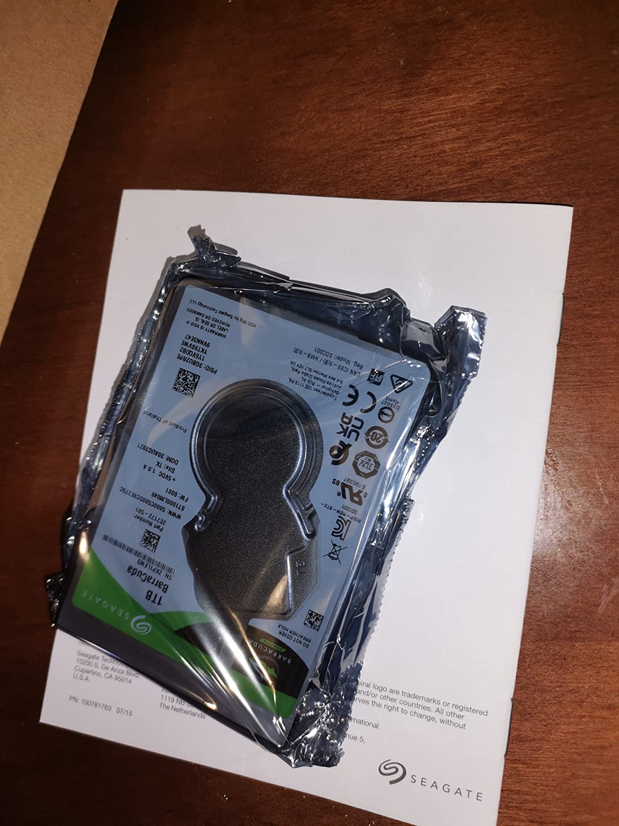 Seagate BarraCuda 2TB HDD 2,5 Zoll SATA 5400rpm