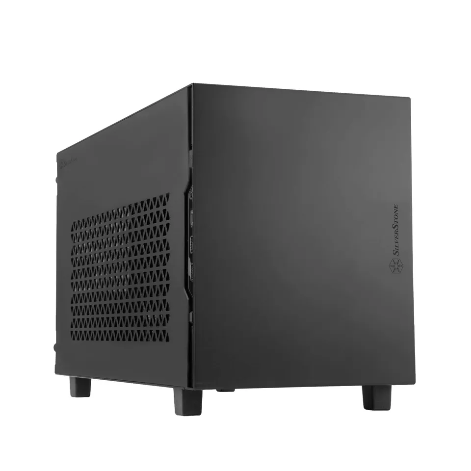 SilverStone SUGO SG15B Mini-ITX Gehäuse Cube schwarz