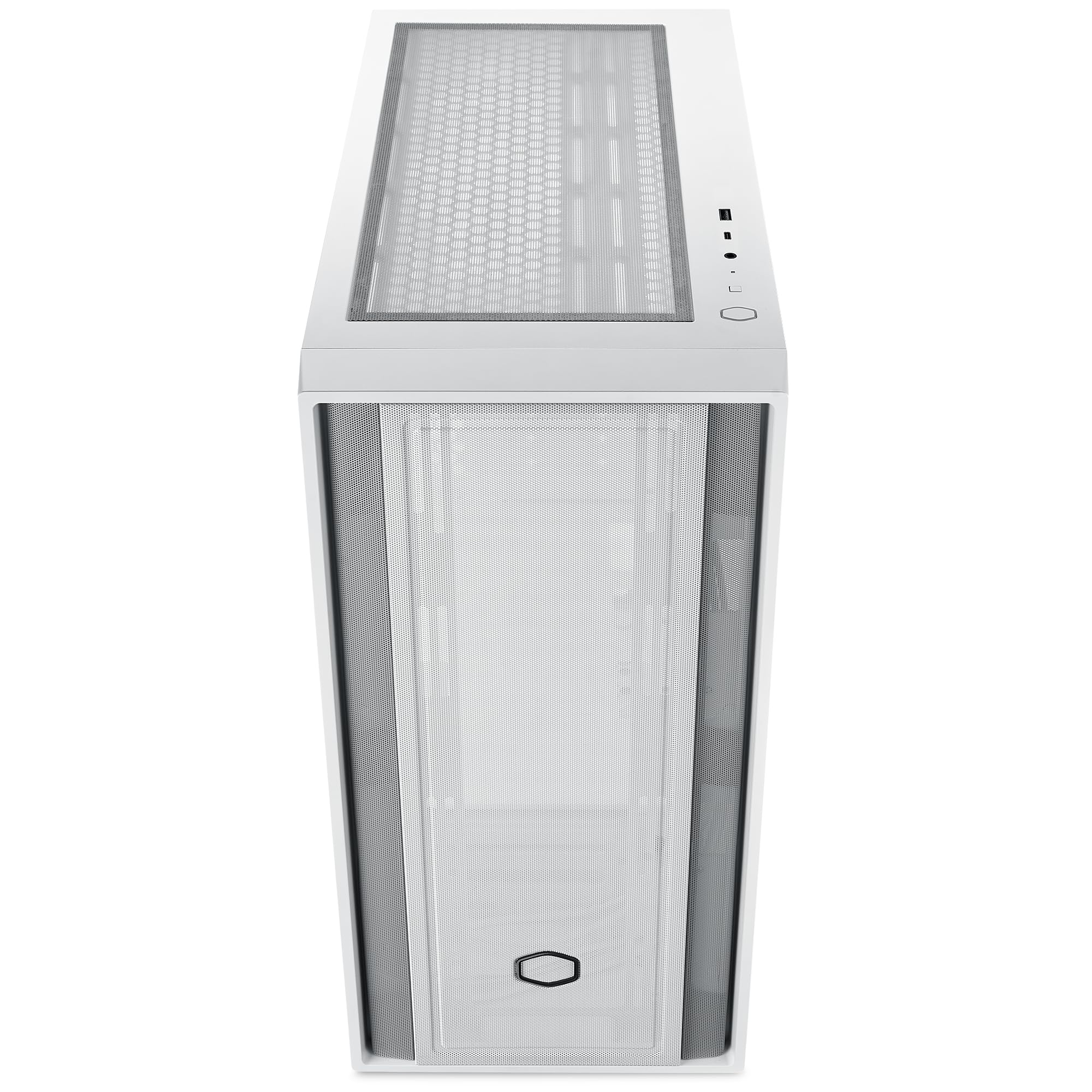 Cooler Master MasterBox 600 White Lite Mid-Tower E-ATX Glas
