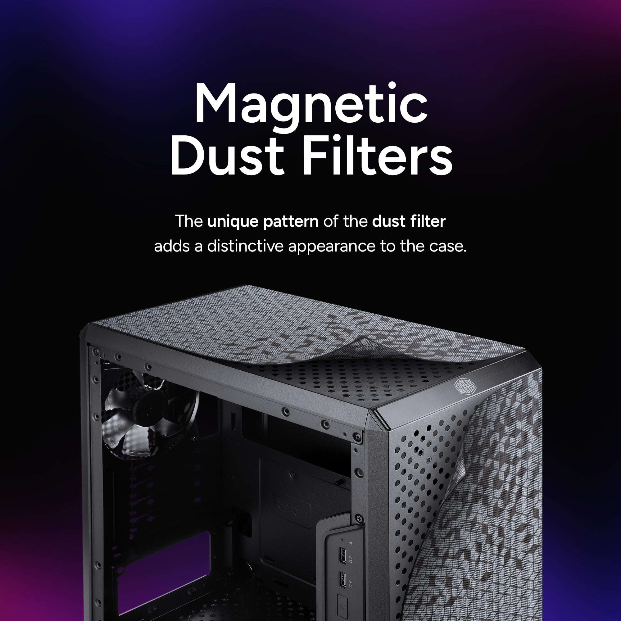 Cooler Master MasterBox Q300L PC Gehäuse Micro-ATX Fenster