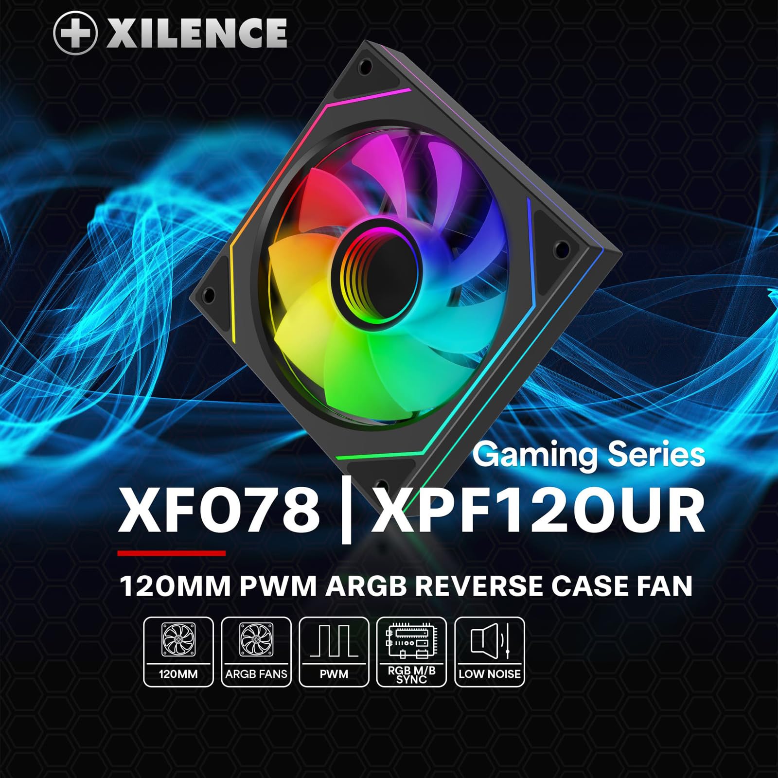 Xilence XPF120UR.ARGB 120mm Reverse Lüfter ARGB