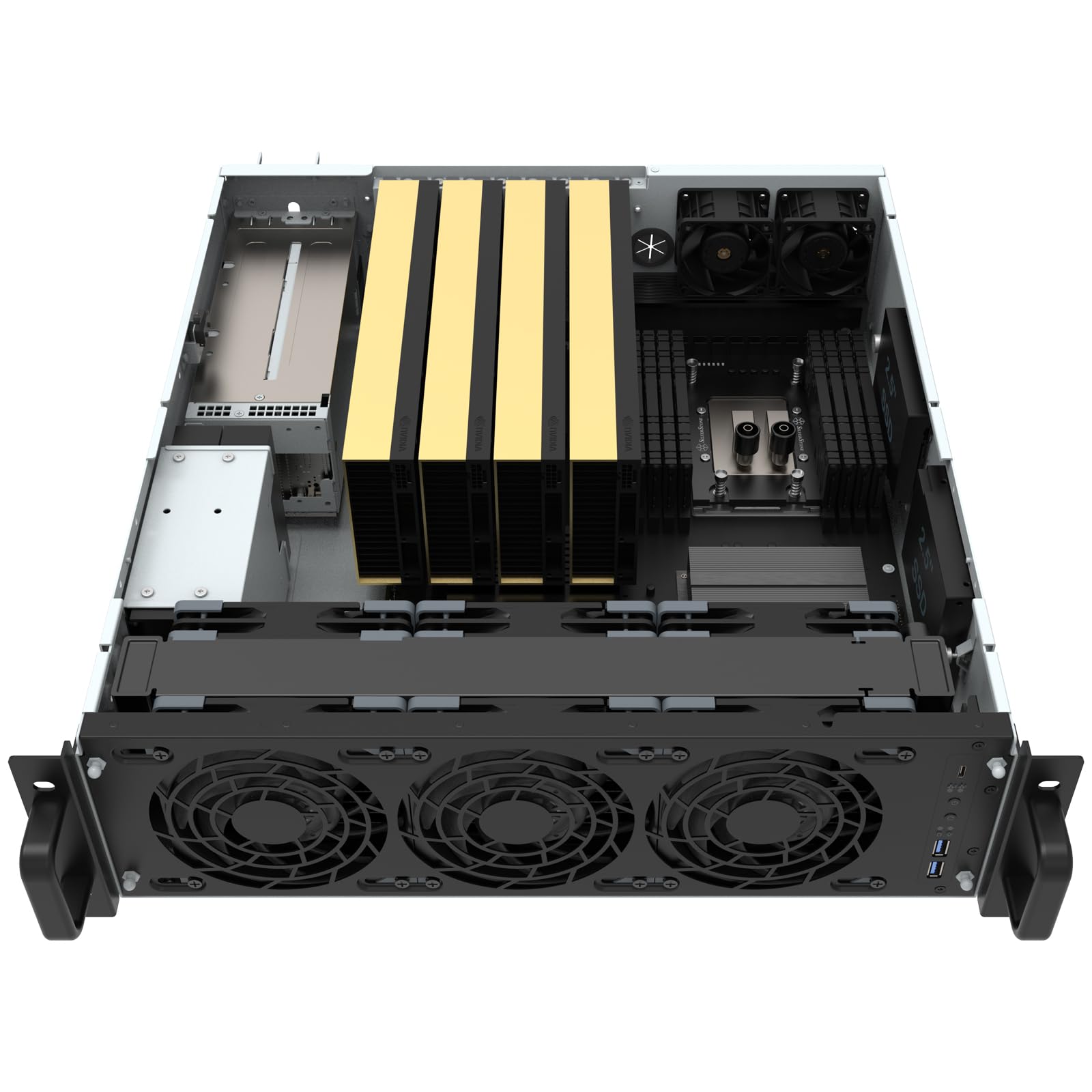 SilverStone RM31 Servergehäuse 3U Rackmount SSI-EEB